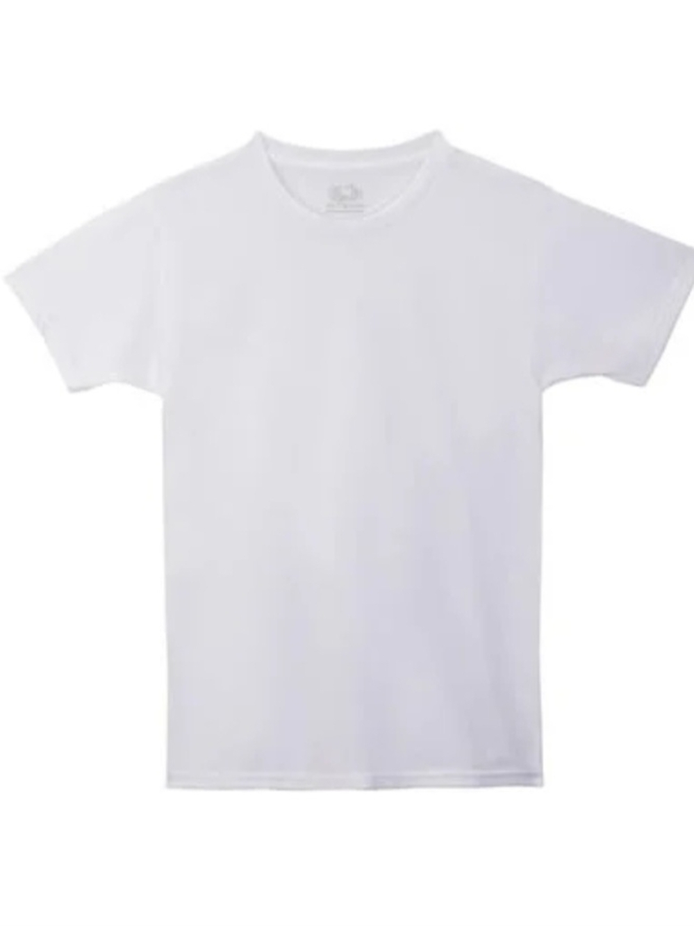 Fruit of the Loom White Kids T-Shirt Set Of 7 Pieces.